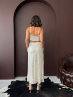 Elysia Γυναικείο Crop Top με Παγιέτες - Image 4