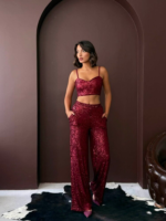 Vesper Γυναικεία Παντελόνα Palazzo Glam - Image 2