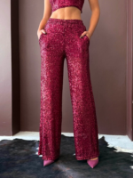 Vesper Γυναικεία Παντελόνα Palazzo Glam - Image 3