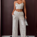 Stella Γυναικεία Παντελόνα Palazzo Glam