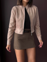 Winter Γυναικείο Μπουφάν με Φερμουάρ Slim Fit Bomber - Image 2