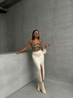 Serena Γυναικείο Crop Top με Παγιέτες - Image 3