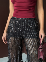 Crystal Γυναικεία Παντελόνα Palazzo Glam - Image 3