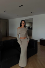 Sasha Γυναικείο Σετ με Φούστα Slim Fit
