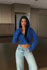 Kiara Cropped Zip Hoodie