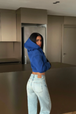 Kiara Cropped Zip Hoodie - Image 4