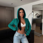 Zoe Cropped Zip Hoodie