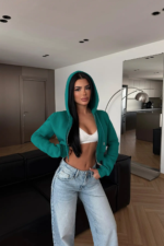 Zoe Cropped Zip Hoodie
