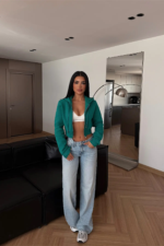 Zoe Cropped Zip Hoodie - Image 3