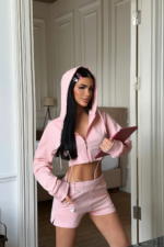 Bella Pink Cropped Set - Image 2