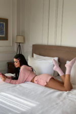 Bella Pink Cropped Set - Image 4