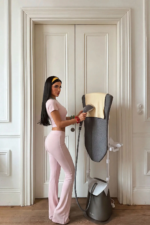 Candy Γυναικείο Σετ Καμπάνα με Crop Top - Image 3