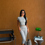 Luna Γυναικείο Σετ Crop Top & Capri Κολάν