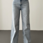 Nova Γυναικείο Τζιν Παντελόνι Ψηλόμεσο Loose Fit