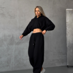 Maya Γυναικείο Αθλητικό Σετ με Φερμουάρ Κόκκινο