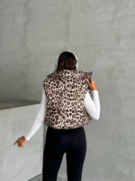 Misty Γυναικείο Γιλέκο με Leopard Print - Image 3